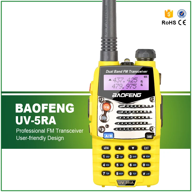 BAOFENG UV 5RA Two way Display Interphone UV5RA 128CH VHF 136 174MHz