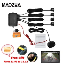Maozua 4 Sensori Buzzer 22mm Kit Sensore di Parcheggio Reverse Backup Posteriore Buzzer Radar Suono AlertIndicator Sonda Sistema di 12 v