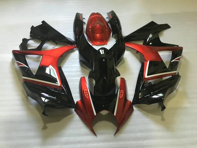 Лучший комплект обтекателей для мотоцикла GSXR1000 K7 07 08 GSXR 1000 2007 2008 ABS красный черный