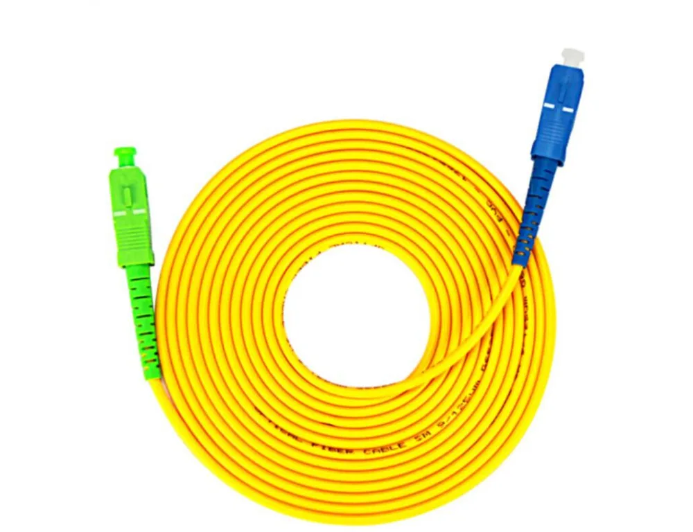 5 шт./пакет SC/APC-SC/UPC одиночный режим 3,0 мм волоконно-оптический патч-корд FC волокно оптический соединительный кабель Оптическое волокно