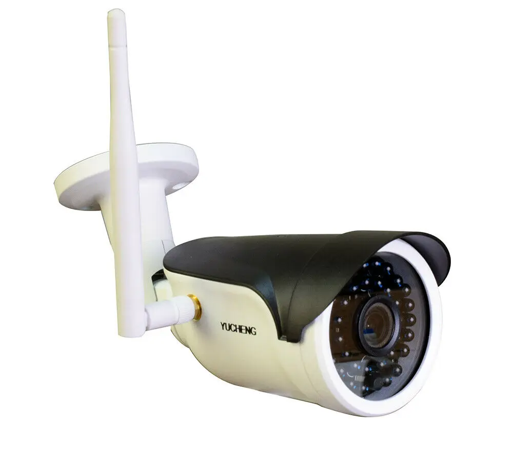 YUCHENG Водонепроницаемая беспроводная Wi Fi IP камера HD 1080P Мп IR Audio I/O P2P ONVIF наружная