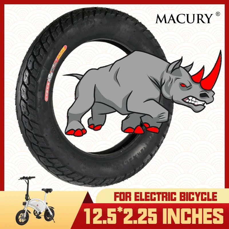 

12.5x2.25 Inch 12 Pneumatic Tire Inner Tube Inflatable Tyre City Road Tires for Electric Bicycle E Bike E-bike Electric Scooter