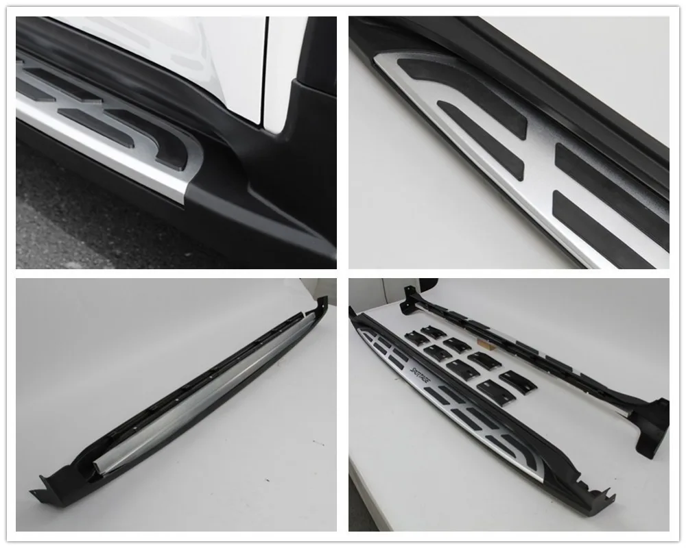

NEW Aluminum fit for KIA all new sportage 2016 2017 2018 running board side step nerf bar pedal High quality