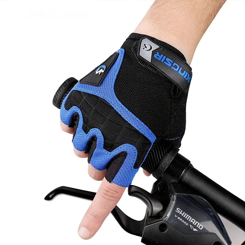 Shockproof Summer Cycling Gloves Ultra thin Breathable Men Sports