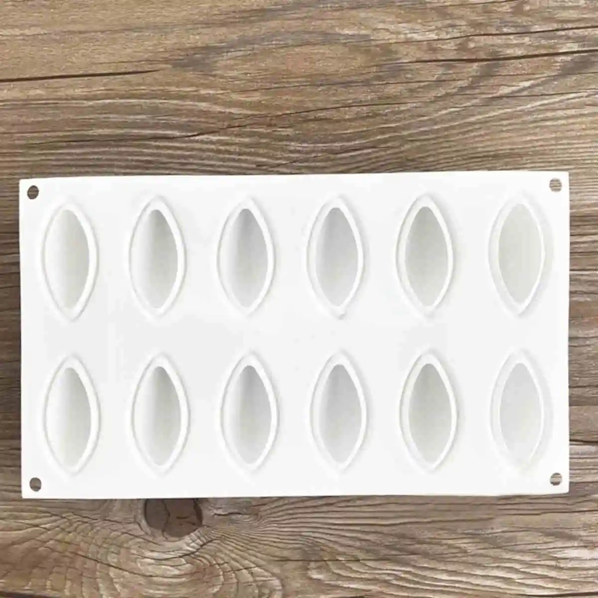 JX-LCLYL New 3D Quenelle Shaped Silicone Dessert Mold Mousse Cake Cheesecakes Baking Pan