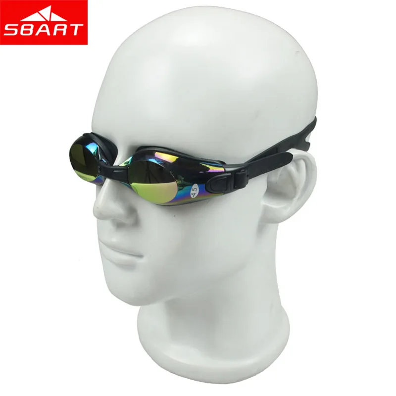 SBART Swimming Goggles Prescription Professional Women Men Adult Swim Goggles Anti Fog Anti UV Swimming Glasses