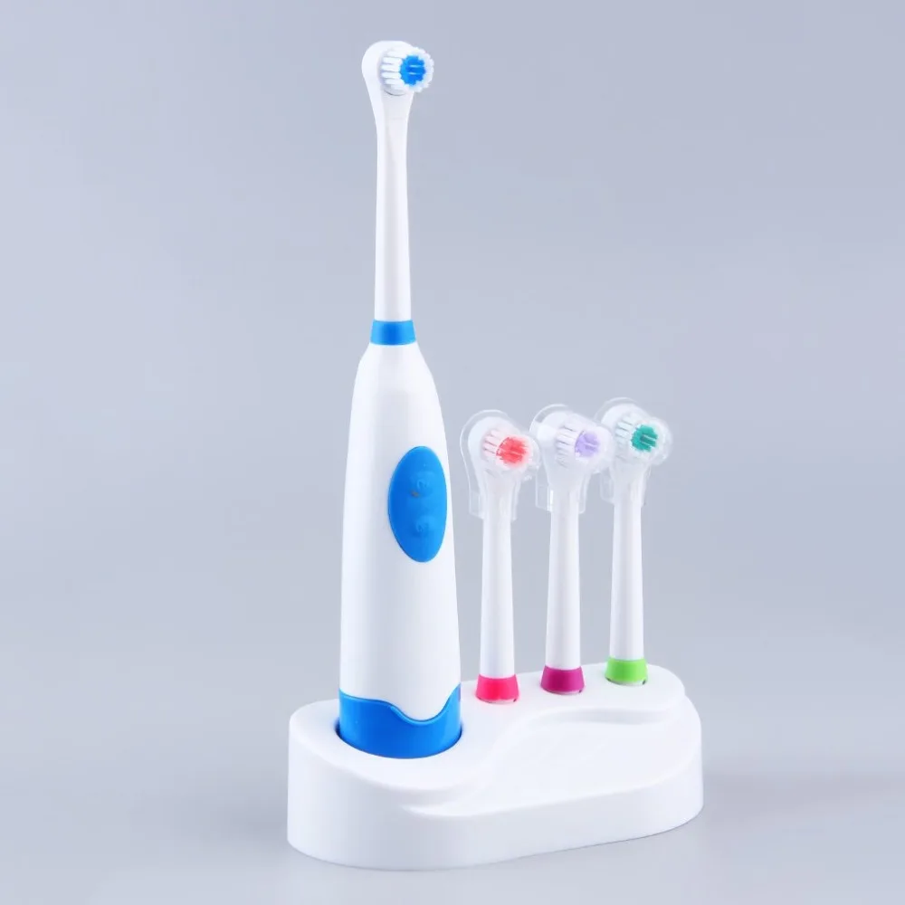 Hot Electric Toothbrush Oral Care Replacement With 4 Teeth Brush Heads Bathroom Drop Shipping