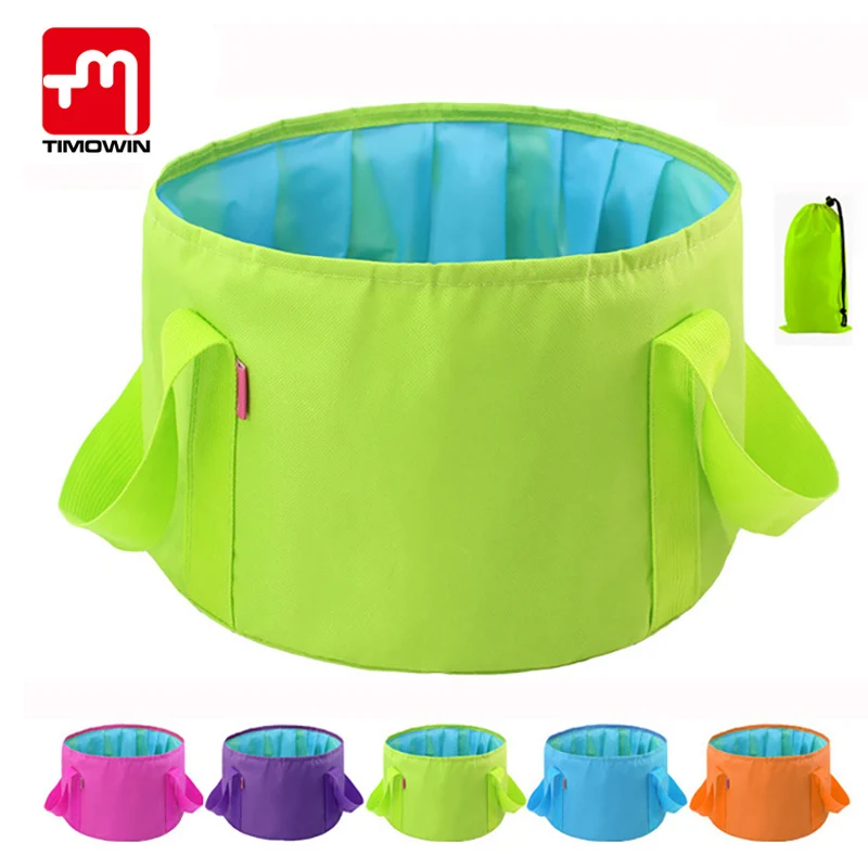 

15l Foldable Collapsible Water Bags Basin Outdoor Hygiene Travel Camping Washbasin Portable Fishing Bucket Gift Storage Bag