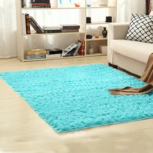 Плюшевый Мягкий Лохматый Ковер из искусственного меха, Нескользящие Коврики для гостиной, спальни, предметы домашнего обихода