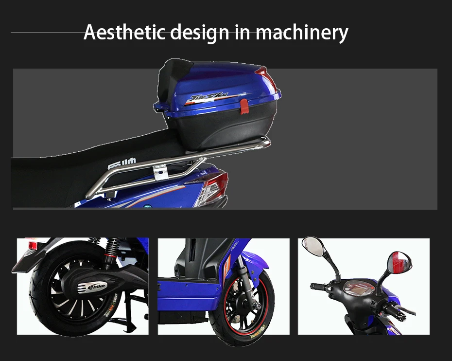 Clearance Electric Motorcycle Electric Bike Adult Electric Bicycle with battery Standard Type 60V 72V Electric Bike Motor Wheel Ebike 3