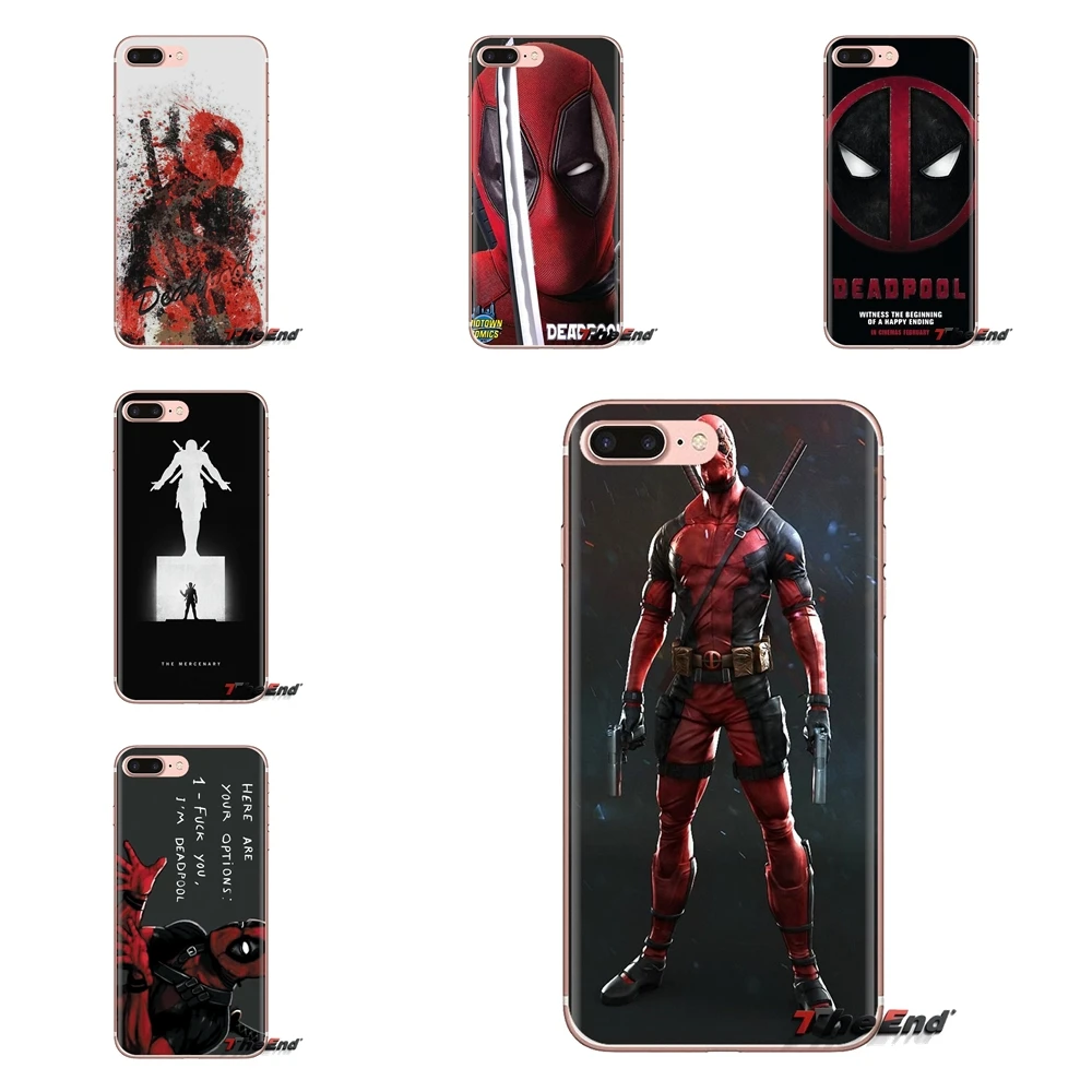 Marvel Avengers Superhero Deadpool TPU Shell Covers For Xiaomi Mi4 Mi5 Mi5S Mi6 Mi A1 A2 5X 6X 8 9 Lite SE Pro Max Mix 2 3 2S |