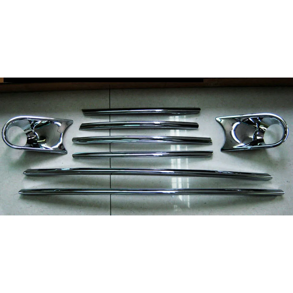 - Fit for 20112014 Porsche Cayenne Front Grill Net Decorated Sticker Cover Fog Light Bar Trim 6 pieces 8 pieces 1 set