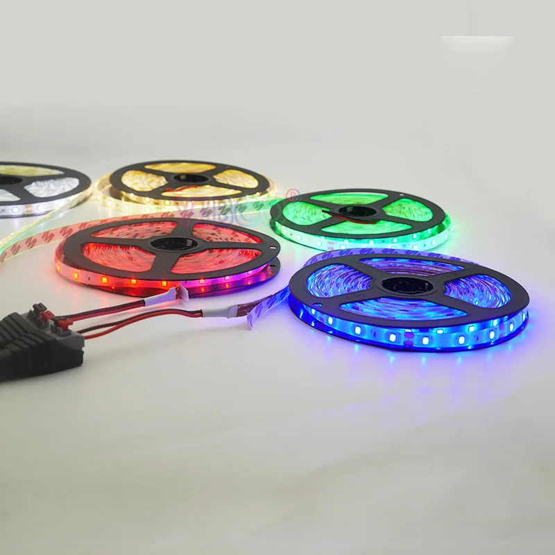 5 м 2835 5050 Светодиодная лента для светодиодной ленты 60led/m RGB/белый/теплый белый/красный/зеленый/синий/желтый лента для светодиодной ленты ламповый диод гибкий DC12V