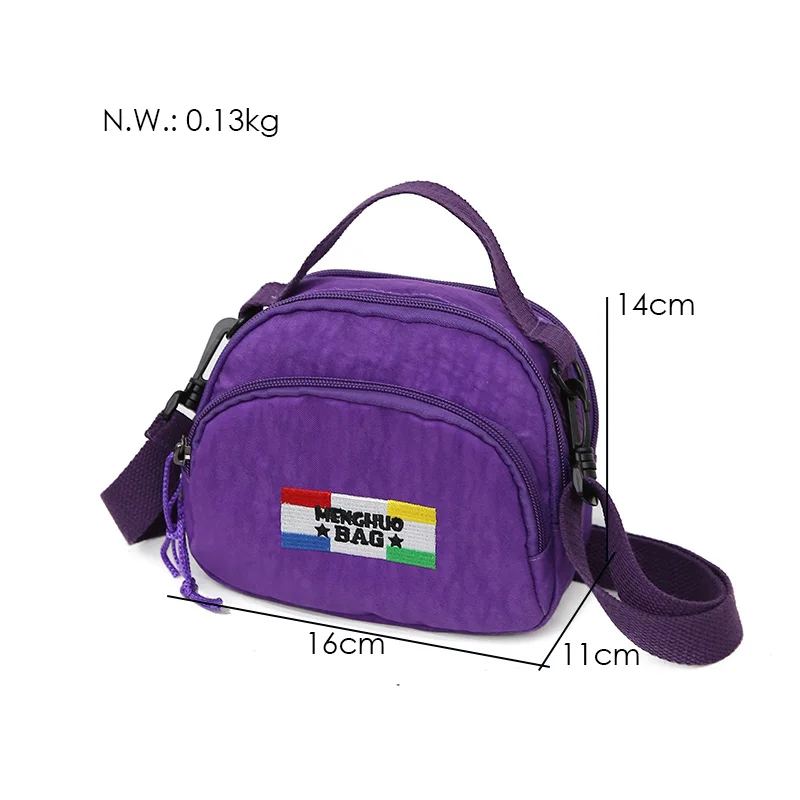 MENGHUO Small Shoulder Bags Female Solid Zipper Luxury Women Designer Flap Mini Nylon Summer Beach Crossbody Bag Sac A Main 2018 (8)