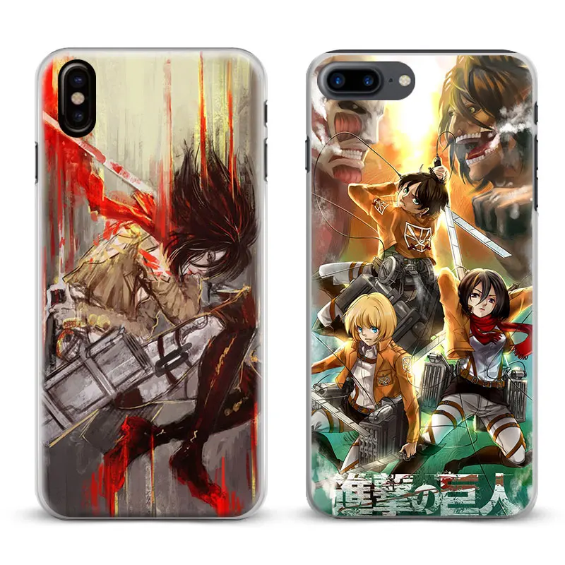 

Attack on Titan Levi Anime Cool Coque Phone Case Cover Shell For Apple iPhone X 8Plus 8 7Plus 7 6sPlus 6s 6Plus 6 5 5S SE