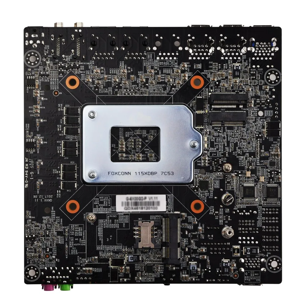 QOTOM Мини ПК Q600S barebones 6th 7th Gen процессор LGA1151 вентилятор M.2 Dual Lan IPC настольный офисный ПК