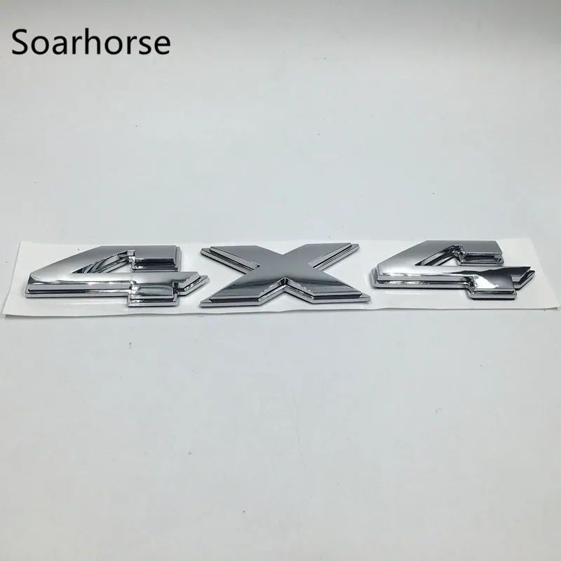 Soarhorse автомобиль-Стайлинг для 08-15 Dodge Ram 1500 2500 3500 4X4 BIGHORN большой рог эмблема наклейка с именной табличкой - Название цвета: silver 4x4