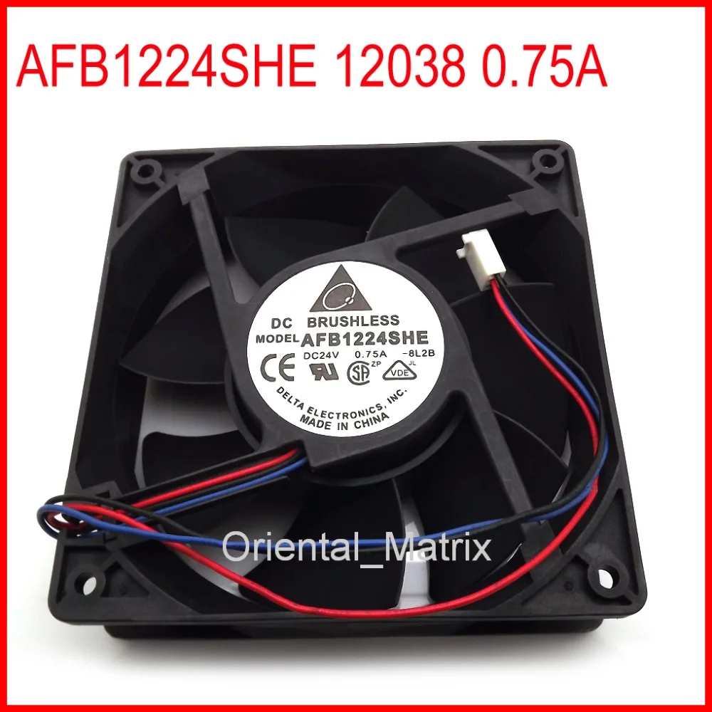 Afb1224She-8L2B 12038 120*120*38Mm 24 V 0.75A Del Dispositivo Di Raffreddamento Del Ventilatore Inverter Pin