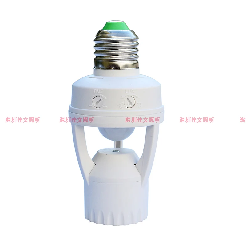 

J&W The human body induction lamp holder LED infrared induction lamp holder Infrared induction lamp holder switch