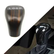 

Peach Wood Grain Car Interior Gear Shift Knob Interior Parts Cover Trim For Toyota Camry 2018 New Fashion