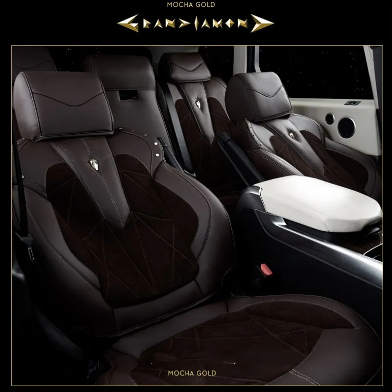 Luxury Classic Design genuine leather car seat covers for range rover Sport Velar Evoque New Discovery for benz bmw customized Luxury Classic Design genuine leather car seat covers for range rover Sport Velar Evoque New Discovery for benz bmw customized