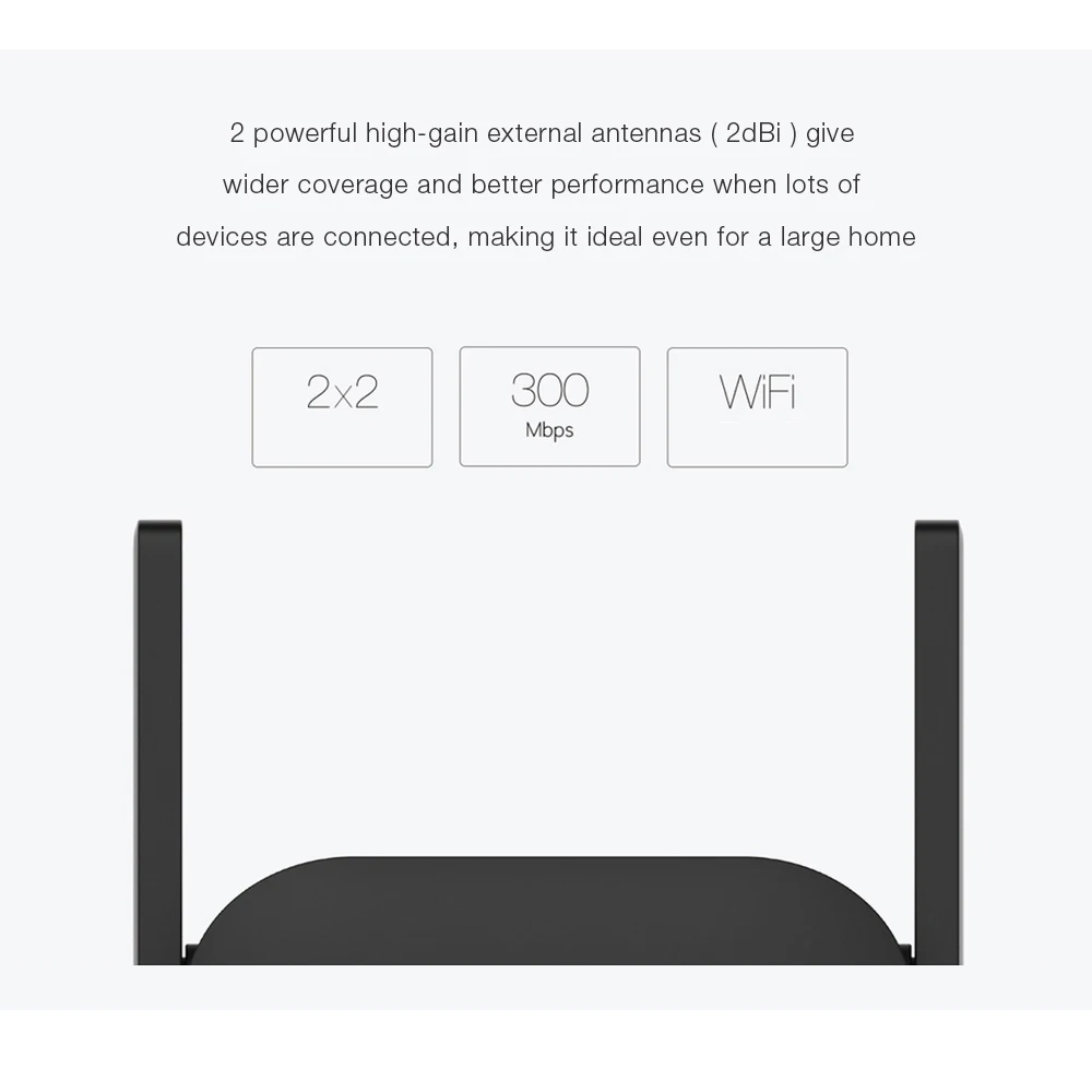 Xiao mi jia Pro 300 м WiFi роутер усилитель сетевой расширитель ретранслятор усилитель мощности Roteador 2 Антенна для mi роутер Wi-Fi