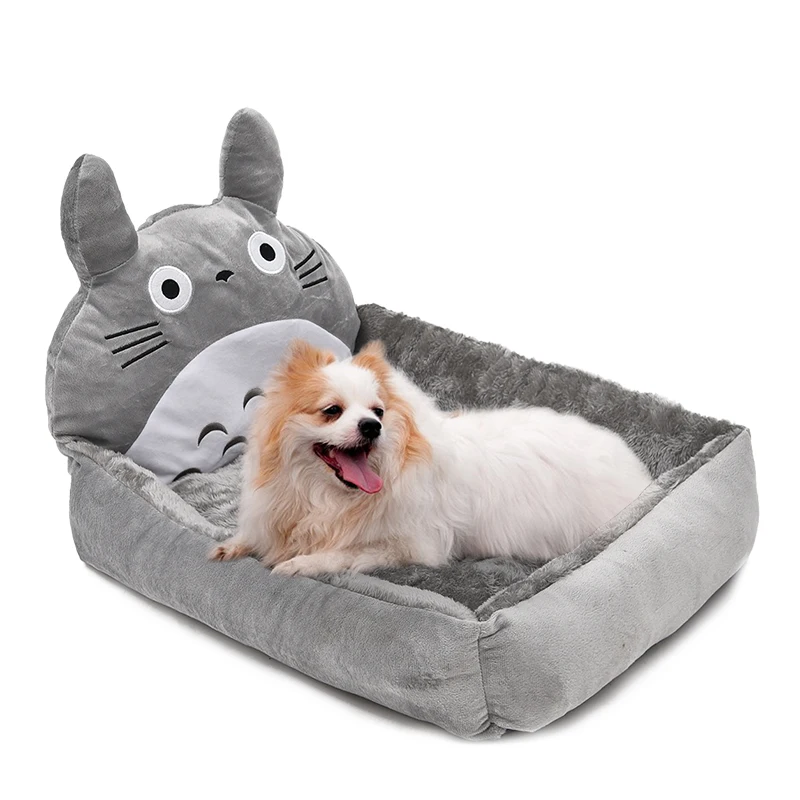 Super Cute Pet Bed Dog Cat Bed Lovely Cartoon Totoro Shape Puppy Kennel