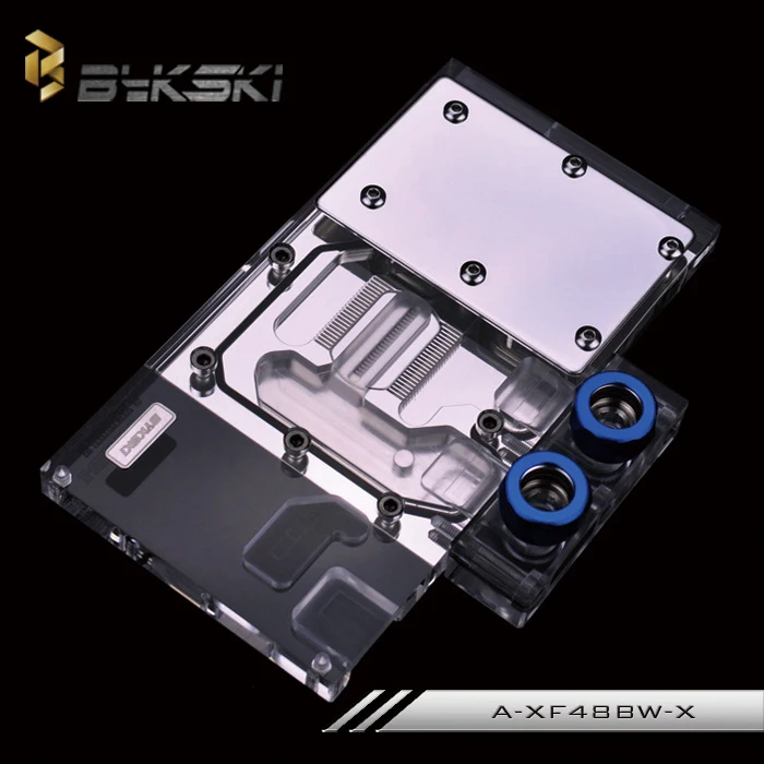 Bykski A-XF48BW-X GPU Блок водяного охлаждения для XFX GTS RX 480 580