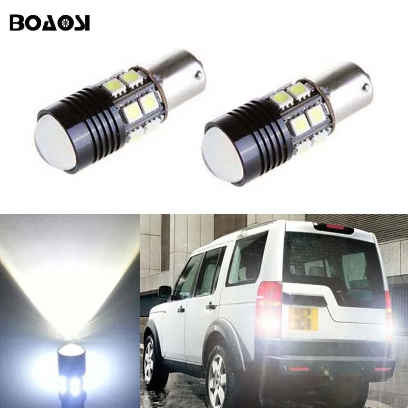 Лампы BOAOSI светодиодные Canbus 5050SMD 2 шт. для фасветильник заднего хода R5 1156 p21w ba15s Land