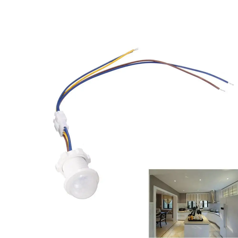 

LED Light PIR Infrared Human Body Induction Sensor Time Delay Adjustable Mode Detector Switch For Home Lighting LED Lamp