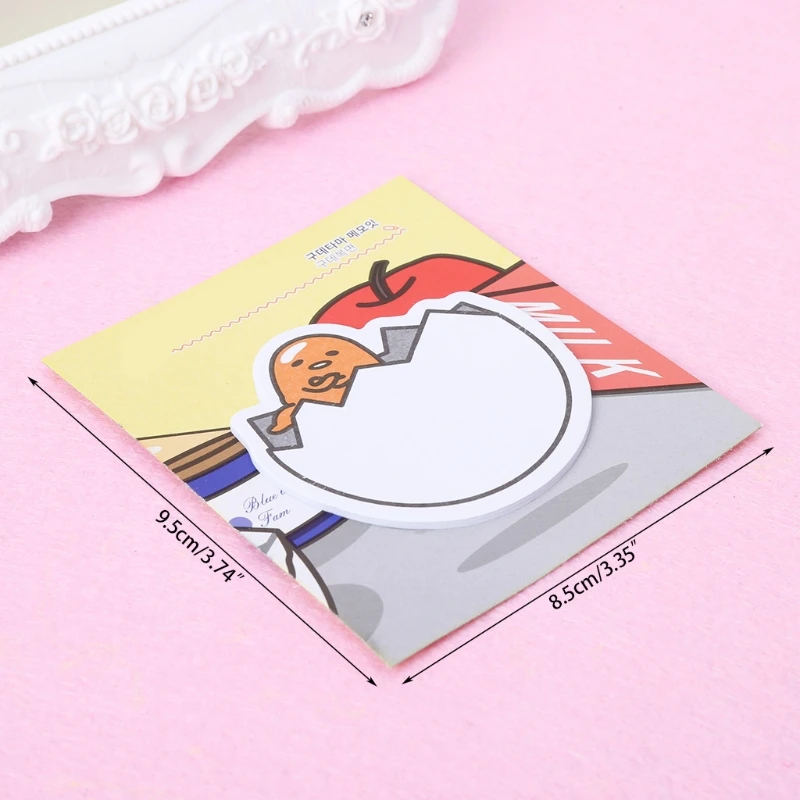 

Cute Egg Sticker Bookmark Memo Pad Sticky Note Bookmark School Office Supply