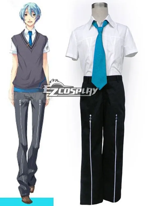 Japanese Anime Outfit Starry Sky Seigatsu Academy School Male Summer
