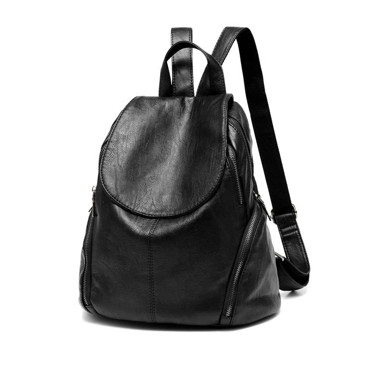 Buy Leather Backpacks Women Mini Small Backpack Female