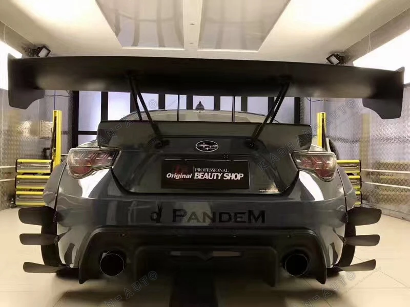 FT86 GT86 FRS BRZ ROCKET BUNNY V3 стиль задний диффузор Неокрашенный Стеклопластик стекло