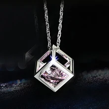 Подвеска в виде кубика для автомобиля, украшение в виде кристалла, подвесное украшение, подвеска в виде автомобильного внутреннего зеркала заднего вида, аксессуары в подарок