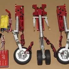 3 xdual Колёса электронный металлические выдвижные Шасси комплект-edf jet Fit 3-4 кг Airplan красный