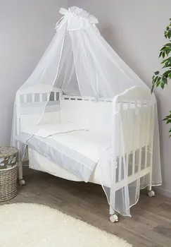 

Bed linen in crib "Thirty three Crown" 7 pieces