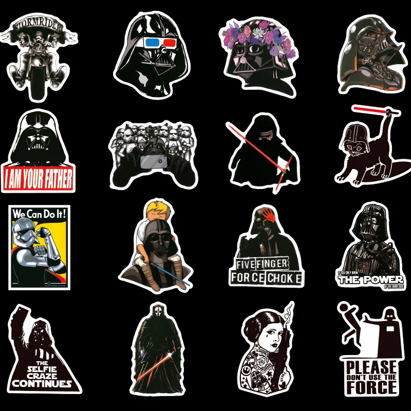 100 Pcs Star Wars Stickers For Car Laptop Skateboard Bicycle Luggage Pvc Waterproof Decal Sticker B 100 Pcs Star Wars Stickers For Car Laptop Skateboard Bicycle Luggage Pvc Waterproof Decal Sticker B