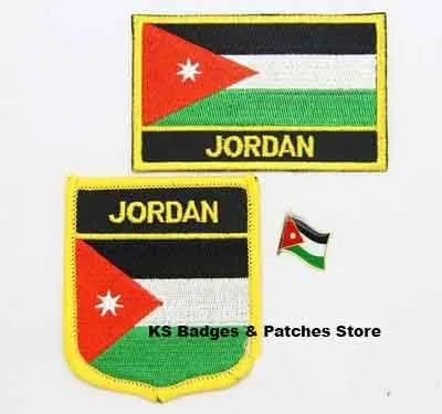 

Jordan flag patch badge 3pcs a Set Patches for Clothing DIY Decoration PT-0211-3