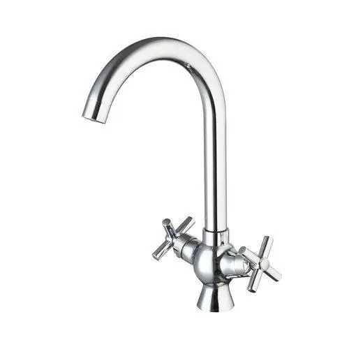 

8509/1 Hot/Cold Water Tap Stream Deck Mount Double Handles Wash Basin Sink Vessel Kitchen Torneira Cozinha Tap Mixer Faucet