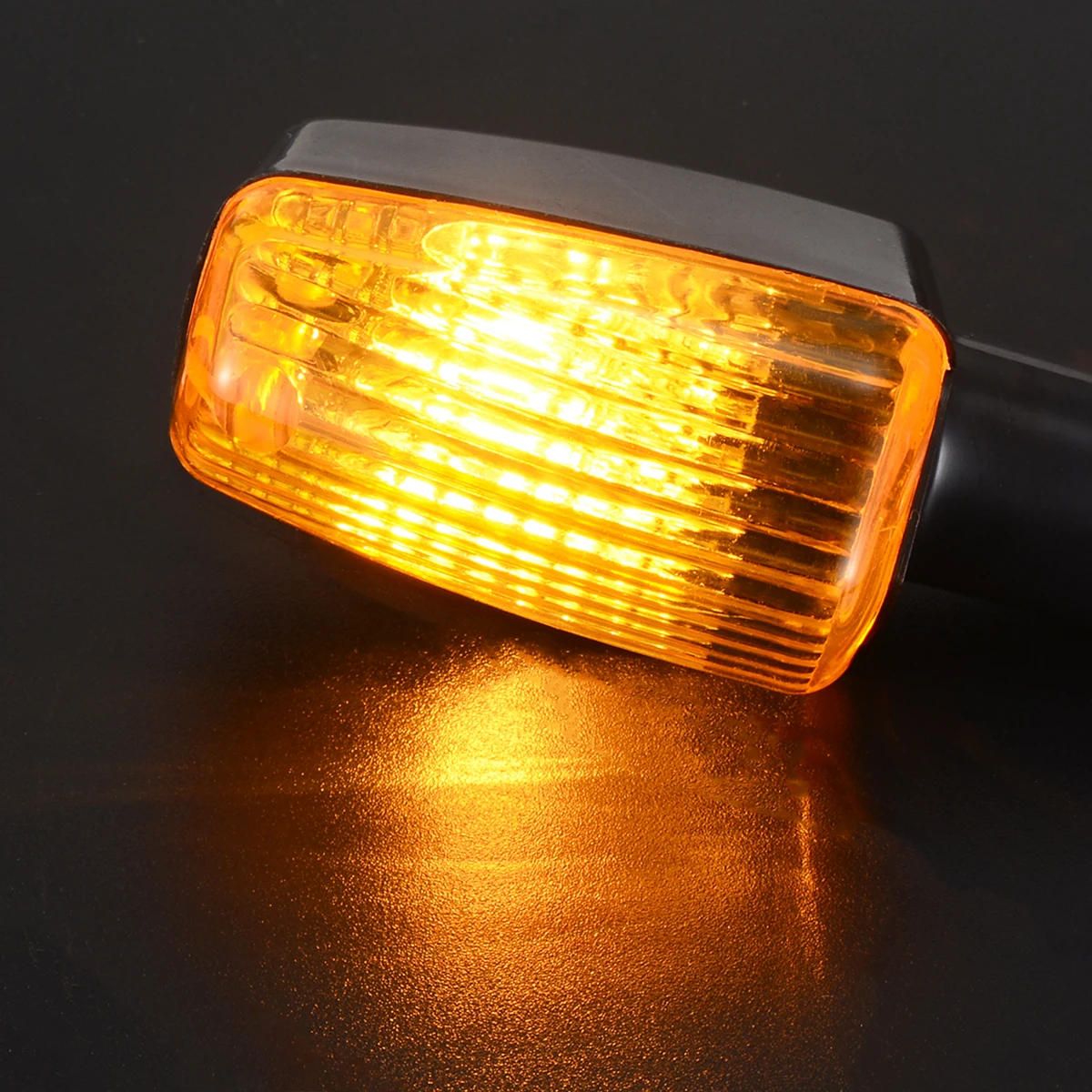 4Pcs/set 12V Universal Motorcycle Turn Signal Indicator Turning Amber Light Lamp Amber Motorbike Lamps Blinker Flash Bike Lamp