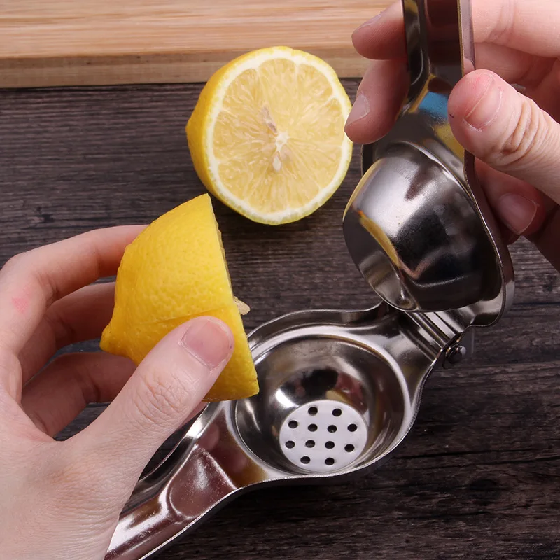 

OLOEY Creative Stainless Steel Lemon Juicer Kitchen Manual Orange Juice Maker Squeezer Tools Fruits Juicers Pressing Clip Gadget