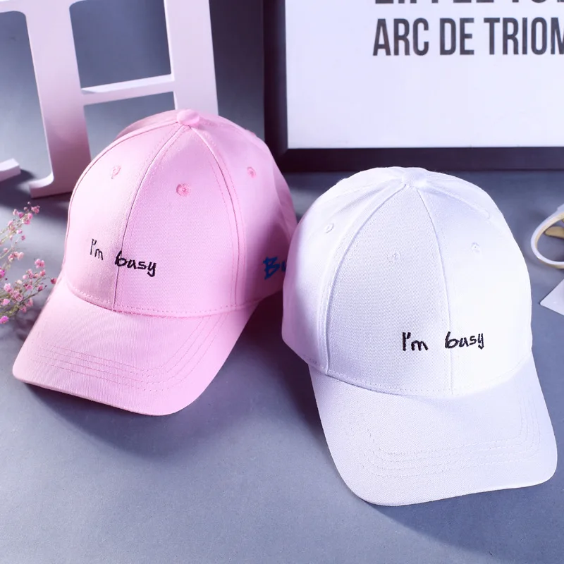 

2019 new Summer fashion casual couple models wild baseball cap letters embroidery outdoor hip hop cap outdoor sun hat women hat