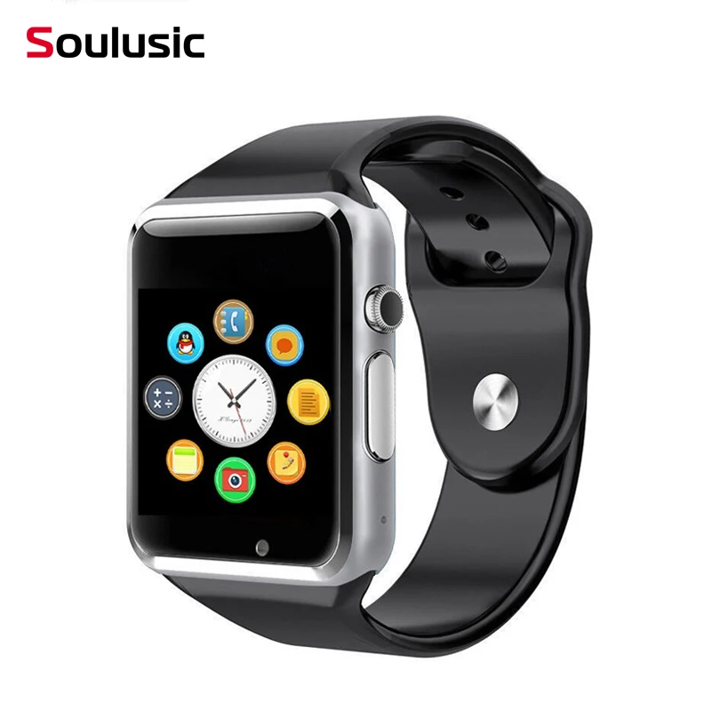

Soulusic A1 WristWatch Bluetooth Smart Watch Sport Pedometer With SIM Camera Smartwatch for Android iPhone Better Than iwo8
