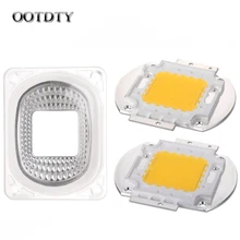 OOTDTY светодиодный Отражатель объектива для Светодиодный Ламповые лампы включают в себя: Объектив ПК+ отражатель+ Силиконовое кольцо крышка лампы оттенки прожектор DIY