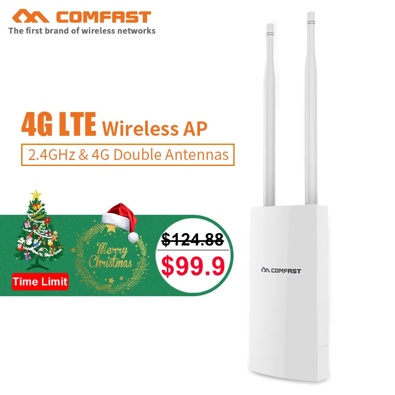 

New gift COMAFST CF-E5 High Speed Outdoor 4G LTE Wireless AP Wifi Router Plug and Play 4G SIM Card Portable Wireless Router wifi