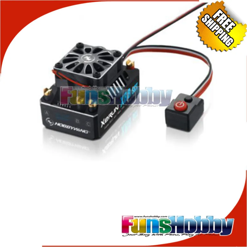 Hobbywing XR8 SCT 140A Бесщеточный Регулятор скорости ESC и 3 в 1 ЖК программная карта для 1/8