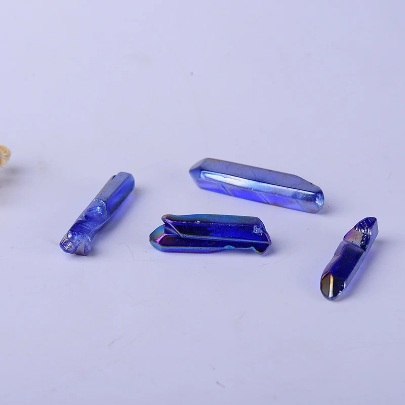 1 шт. с природными кристаллами, покрытые минеральными орнаментами, волшебный термоклей в палочках, товары для дома, украшения для подарков DIY - Цвет: Темно-синий