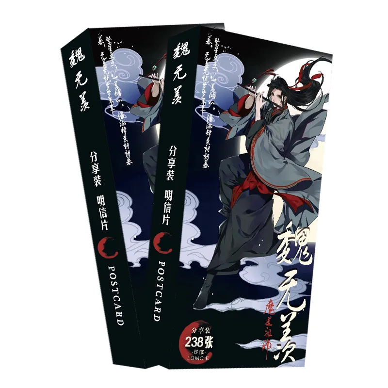 

238 Pcs/Set Mo Dao Zu Shi We Wuxian Paper Postcard Cartoon Characters Greeting Card Fans Gift Card