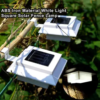 

Wholesale Outdoor Solar Powered LED Fence Lamp White Light Fence Gutter Garden Yard Roof Wall Lamp